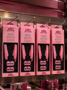 มีดโกนแบบตรงสแตนเลสแม่เหล็กลาย JRL สีทองเครื่องมือโกนหนวดคุณภาพสูงโลโก้และบรรจุภัณฑ์ตามสั่ง - Product Image 3