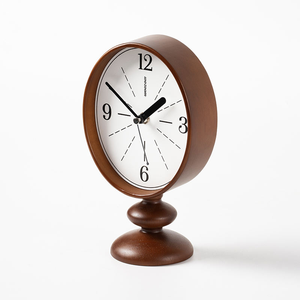 Horloge de bureau WOZOOM, décoration artistique de bureau, horloge en bois décorée de style nordique, horloge de table de luxe pour bureau et café - Product Image 4