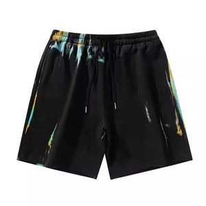 Wholesale Mens Tie Dye Shorts <b>Set</b> Custom Logo Cotton Summer Matching T Shirt Outfit Lightweight Streetwear Clothing Manufacturer - Product Image 6