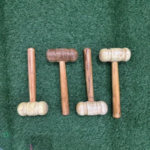 Martillo de críquet de corcho, mazo de madera con cierre de cremallera individual, herramienta profesional ligera para mantenimiento de bates - Product Image 3