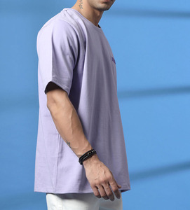 T-shirt en coton pour homme imprimé DTF personnalisé, qualité supérieure, col rond, décontracté, tissu respirant et doux, fabricant OEM et ODM - Product Image 4