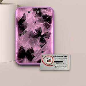 Placas Magnéticas Personalizables de Acrílico para Extensiones de Pestañas, con Diseño de Lazo Negro, Amor Morado, Diamante, Flor y Corazón, Ecológicas y Privadas - Product Image 6