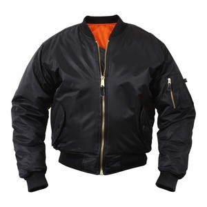 Veste bomber réversible orange, dernière mode, veste en nylon - Product Image 1