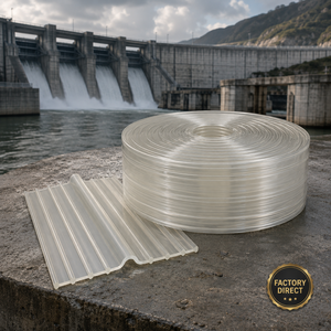 Sofuco Transparent High-grade <b>PVC</b> KN9218 Ribbed Waterstop 150-200mm Width Hydraulic Standard 2-Year Warranty for Water Tank - Product Image 6
