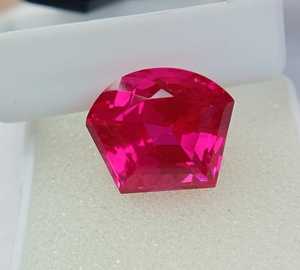 Pierre précieuse naturelle Zubeda Gems, saphir rose taille fantaisie, pierre de naissance de septembre, qualité supérieure, certifiée IGI, pour la fabrication de bijoux - Product Image 5