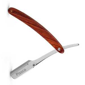 มีดโกนหนวดแบบพับได้ ใบมีดสแตนเลส สำหรับโกนหนวดแบบแมนนวล  ใบมีดตรง ปลอดภัย - Product Image 3