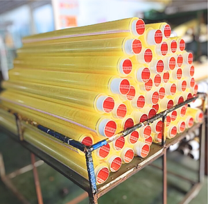 Autocollant adhésif acrylique transparent thermorésistant à activation par l'eau, de haute qualité, sur rouleau jumbo BOPP personnalisé pour carton - Product Image 5
