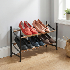 MIT DIY Home Storage Furniture Modern Metal Shoe Rack for Entry <b>Shopee</b> Sale EBay Wholesale From Taiwan Manufacturer - Product Image 2