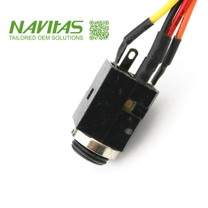 Conjunto de Cable de Alimentación CC para Montaje en Panel Personalizado, Arnés de Cables de 3 Pines, OEM ODM RoHS, Fabricante de Taiwán - Product Image 6