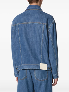 Men's Women's <b>Light</b> Blue Loose Fit Denim Jeans Casual Washed Wide Leg Style Summer Wear Denim Jacket Pant Baggy Styles - Product Image 5