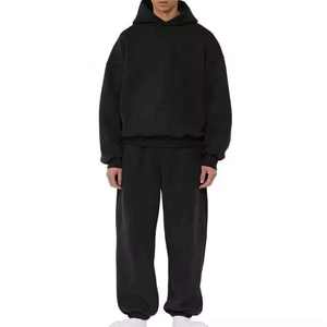 Chándal de diseño personalizado transpirable, estilo urbano, poliéster/algodón, alta calidad, diseño 2 en 1, lavado ácido, estampado en serigrafía - Product Image 3