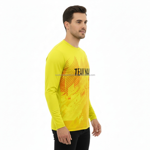 Camiseta de Manga Larga Lisa de Algodón 100% Personalizada de Moda Primavera para Hombre de Alta Calidad - Product Image 5