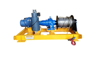 เครื่องกว้านไฟฟ้าสำหรับงานหนัก New Elecon Gearbox พร้อมเชือกลวดเหล็ก |   ความสามารถรับน้ำหนัก 1500 กก. สำหรับเครนและการใช้งานในอุตสาหกรรม - Product Image 2
