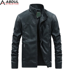 Chaqueta de Cuero para Hombre 2026, Estilo Motero Moderno, Corte Ajustado, Cuero Genuino, Ideal para Moda Urbana y Uso Casual - Product Image 1