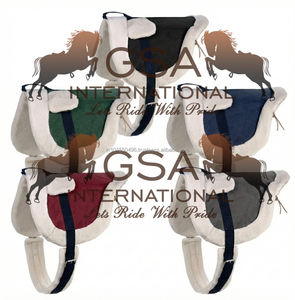 Almohadilla para montar a caballo sin silla, 100% algodón, forro polar y relleno de espuma de alta densidad para equitación y entrenamiento. - Product Image 5