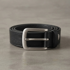 <b>Men's</b> Exclusive Pin Buckle Leather <b>Belt</b> OEM Stud Real <b>Western</b> Leather <b>Belt</b> Custom Fashion Full Grain Leather <b>Belt</b> for <b>Men</b> - Product Image 4