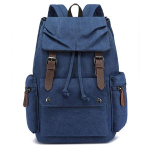 <b>Canvas</b> Classic Geometric Casual <b>Backpack</b> Unisex Softback 56-77L Eco-Friendly Durable Open Closure Daily Use - Product Image 3