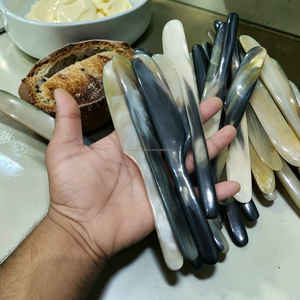 Cuchillo para Mantequilla de Lujo Hecho a Mano con Cuerno de Búfalo y Buey al Mejor Precio - Product Image 3