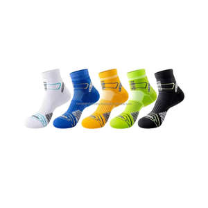 Chaussettes d'hiver en coton de qualité supérieure pour hommes, idéales pour le sport, le football, le basketball, avec logo sur le revers, faible MOQ, pour jeunes - Product Image 2