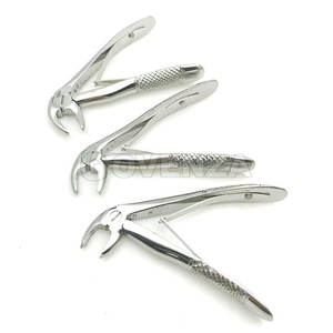 Kit de Instrumentos de Laboratorio Dental de Ortodoncia, 7 Piezas, Acero Inoxidable, Pinzas de Extracción de Dientes para Niños, Herramientas Quirúrgicas Manuales - Product Image 3