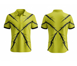 Lightweight Sublimation Polo Jersey for Summer Wear for Men Women Youth Quick-Dry Dry-Fit Active Polo - Product Image 6