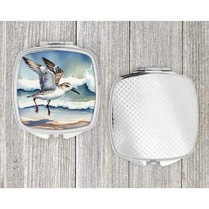 Sanderling Racing Tide Compact <b>Travel</b> Makeup <b>Mirror</b> Portable Folding Handheld Design Gift for Women and Girls - Product Image 4