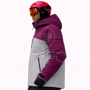 Pakistan Based Ski Wear Manufacturer Custom Waterproof Hooded Zipper Snow Jacket -Tex Unisex Adult Winter Sports Apparel OEM - Product Image 3