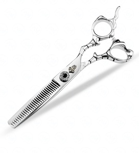 Ciseaux de coiffure professionnels de haute qualité de 6 pouces pour la coupe et l'affûtage des cheveux, couleur violette - Product Image 3