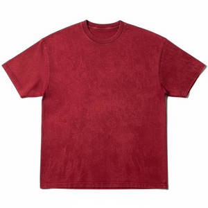 Camiseta Vintage para Hombre, Algodón Premium, Estilo Vintage, Cuello Redondo, Urbana, Casual, de Gran Tamaño - Product Image 2