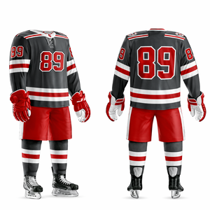 Custom Team Ice Hockey Performance Sports Kit Lightweight Polyester Design - Product Image 5
