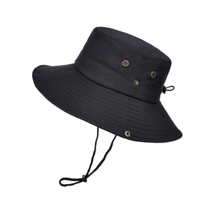 Sombrero de golf tipo bucket deportivo personalizado de alta calidad con logo bordado de Ala Ancha, ligero, nuevo, para personal de servicio, estilo australiano. - Product Image 2
