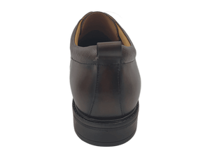 Zapatos Oxford Dlords Christofer para Hombre, de Cuero Genuino Marrón, con Punta Puntiaguda, Cordones, Forro de Algodón Transpirable, para Oficina, Carrera Profesional, Todas las Temporadas - Product Image 2