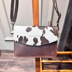 กระเป๋าหนังวัวขนสัตว์กระเป๋าถือสตรีมีสไตล์กระเป๋าสะพายไหล่กระเป๋าผมบนกระเป๋าหนัง - Product Image 2