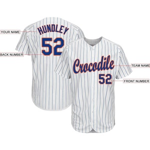 Maillots de baseball 100 % polyester respirants et à séchage rapide pour adultes, manches courtes, col en V, vêtements de sport pour équipes, unisexe, baseball, softball - Product Image 2