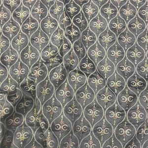 Tela de Lino y Algodón Ligera, Absorbente de Humedad, Ignífuga y Bordada de Alta Calidad para Vestidos de Novia - Product Image 4