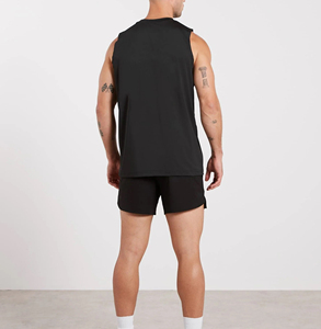 Men's Summer Gym Fitness Clothing Quick Dry Tank Top Sleeveless <b>Singlets</b> Undershirt <b>Running</b> Bodybuilding Tight Vest - Product Image 6
