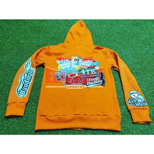 Pullover Rhinestone Hooded <b>Sweatshirt</b> RHINESTONE HOODIE and <b>Sweatshirt</b> <b>Embroidery</b> Design Custom logo Men's <b>Sweatshirt</b> - Product Image 3