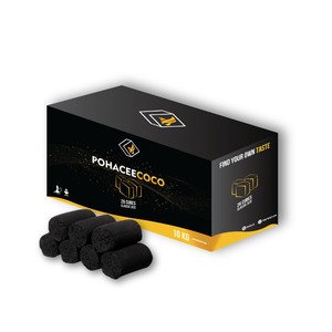 ถ่านหูคาไร้กลิ่น ผลิตในอินโดนีเซีย จากเปลือกมะพร้าว 100% รูปทรงและขนาดที่ดีที่สุด ใช้ได้นาน 2-4 ชั่วโมง น้ำหนัก 1 กก./กล่อง - Product Image 1