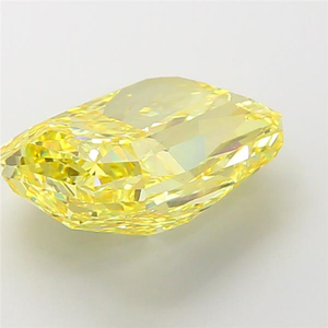 Diamant de laboratoire CVD certifié, taille coussin, jaune intense fantaisie, radiant, pierre précieuse en vrac de luxe pour la création de bijoux raffinés - Product Image 6