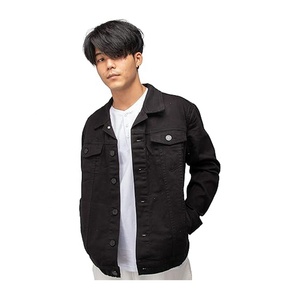 Chaqueta vaquera elegante para hombre, ropa informal OEM, venta al por mayor, chaqueta vaquera de algodón de alta calidad, chaqueta vaquera personalizada para hombre - Product Image 2