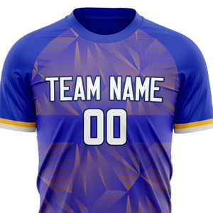 Camiseta de Fútbol Transpirable 100% Poliéster para Adultos, Uniforme Deportivo para Clubes y Equipos, Corte Automatizado - Product Image 5