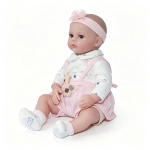 Poupée Reborn réaliste personnalisée aux yeux ouverts, adorable poupée Reborn pour enfant, poupée bébé réaliste pour filles - Product Image 2