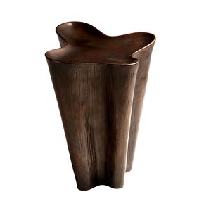 Tabouret en aluminium de haute qualité avec coussin, mobilier de qualité supérieure, tabouret en métal, assise finition dorée, ottoman en laiton - Product Image 4