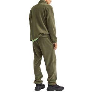 Prix de gros : Survêtement élégant avec veste à quart de zip et pantalon assorti, respirant, décontracté, design unique - Product Image 3