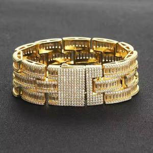 Luxury Hip Hop Moissanite Diamond Bracelet Iced Out Bling Tennis Bracelet for Wedding Party Birthday Anniversary and Gifts - Product Image 4