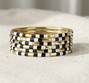 Conjunto de brazaletes de resina con Metal, joyería y accesorios hechos a mano, venta directa de fábrica - Product Image 1