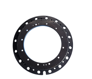 Composant forgé en acier allié moyen de haute qualité, roulement de tourelle usiné CNC par Vartis Engineering - Product Image 1