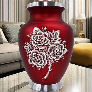 Professional Exporter of Made in India Funeral Aluminum Adult Cremation Urns for Keeping Human Ashes Available in Bulk Quantity - Product Image 3