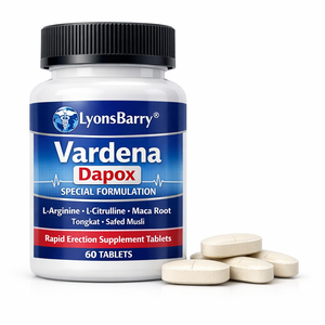 Comprimés d'érection rapide Lyonsbarry Vardena Depox L-Arginine L-Citrulline Racine de Maca Tongkat Chlorophytum borivilianum - Product Image 2