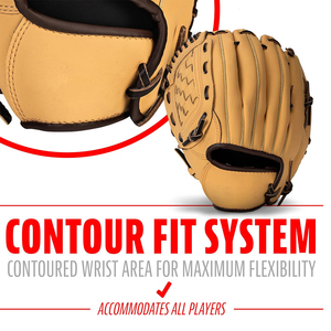 Gants de baseball en cuir réglables en hauteur, antidérapants, confortables, écologiques, légers, durables, imperméables, pour l'entraînement - Product Image 6